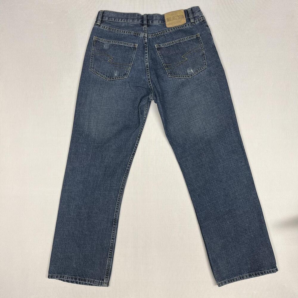 Orange County Choppers Jeans Mens 32x30 Blue Straight Leg Distressed Denim Biker